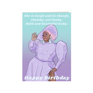 Gift Card - She is Large and in Charge Happy Birthday